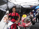 Our paddock パドックで